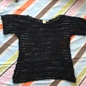 Knitted black Anthropologie